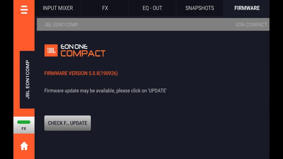 Screenshot von JBL Compact Connect auf dem iPhone 2