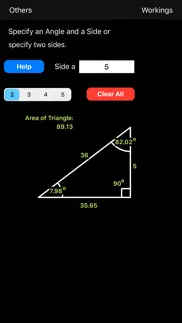 angles calculator iphone screenshot 2