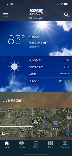 KOAM Sky Watch Weather