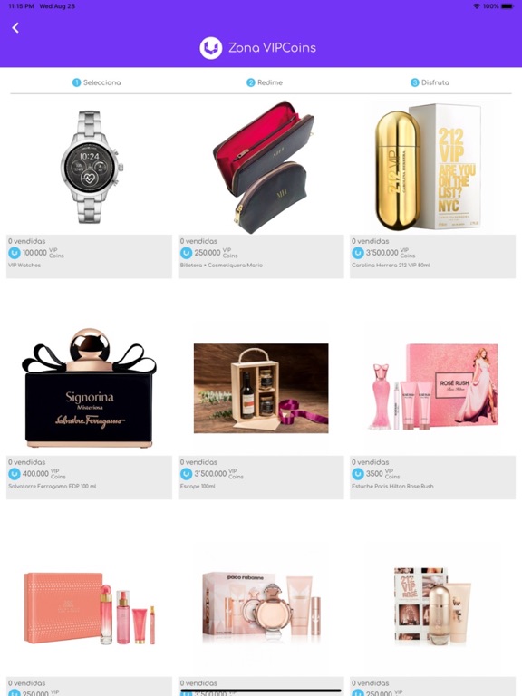 VIP Club iPad screenshot 4 - Shopping app