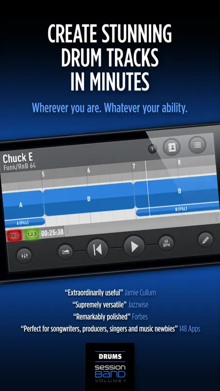 SessionBand Drums 1 screenshot 1 of 5