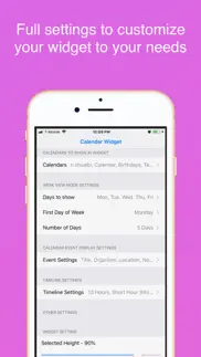 week calendar widget extension iphone screenshot 4