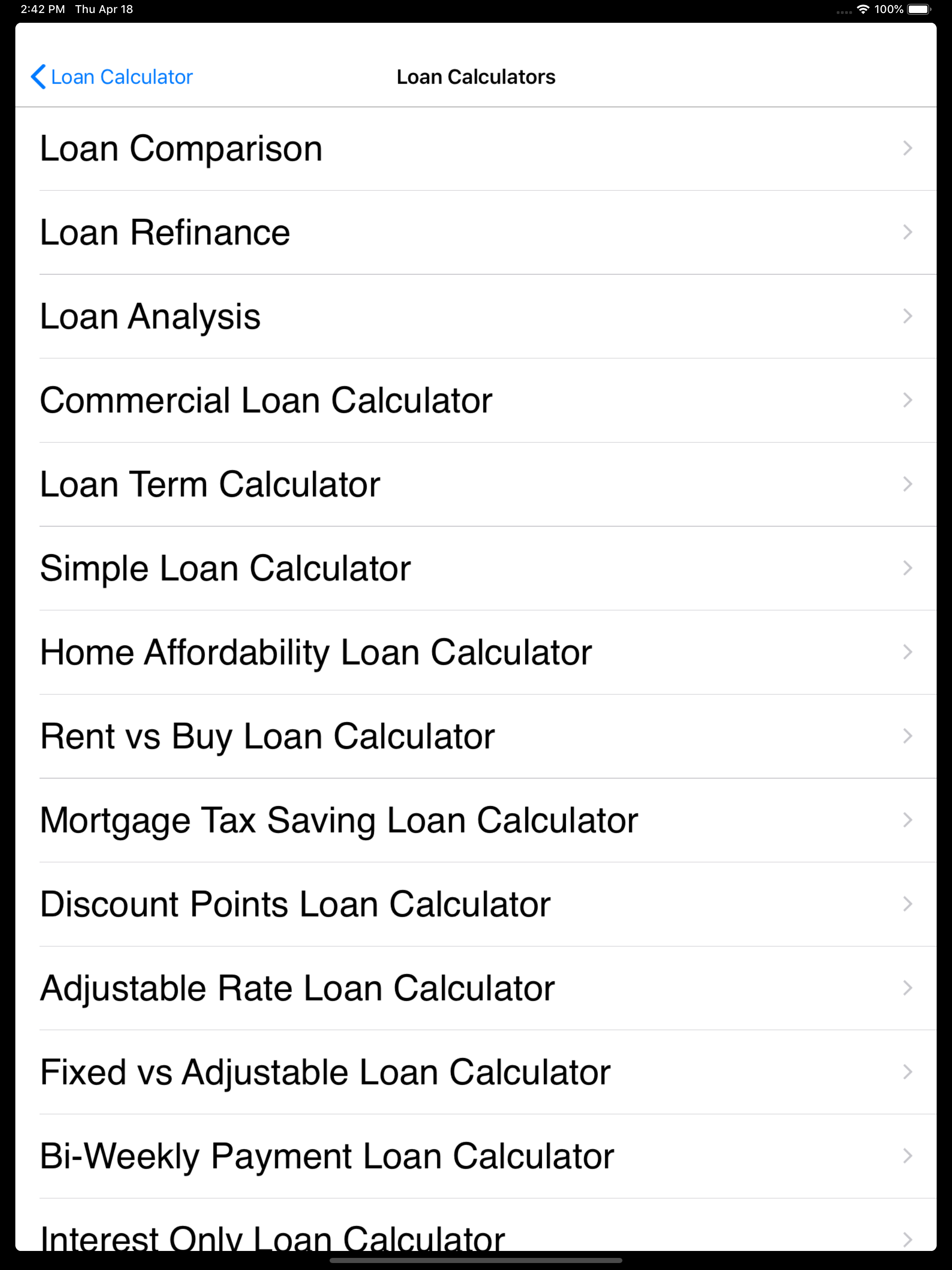 EZ Financial Calculators