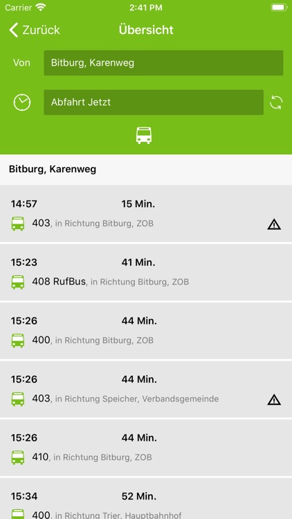 VRT Fahrplan by Verkehrsverbund Region Trier GmbH