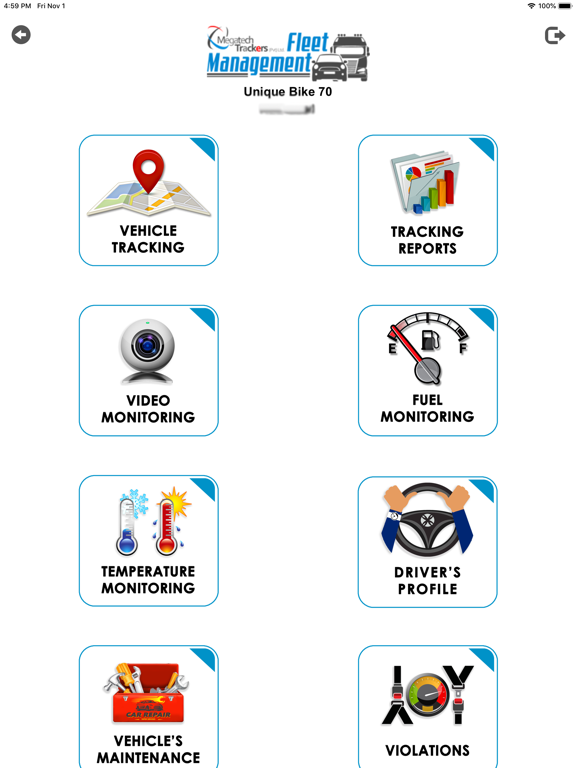 Screenshot #6 pour Megatech Fleet Management