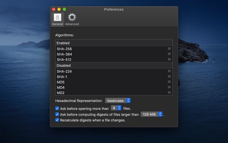 App screenshot