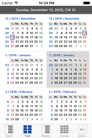 Flowing Calendar PRO screenshot 2
