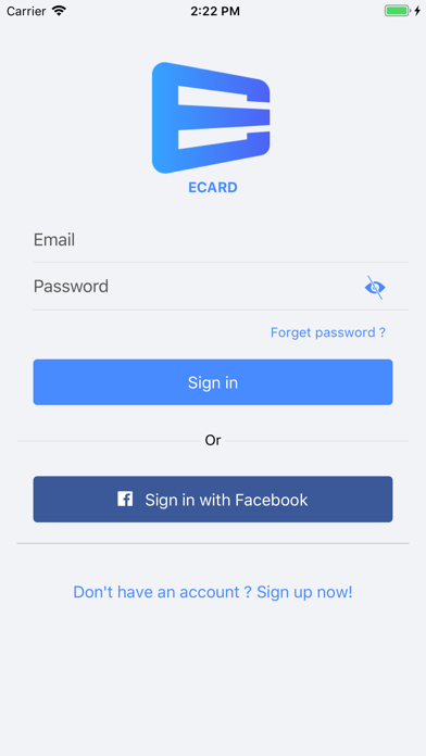 eCard-App screenshot 2