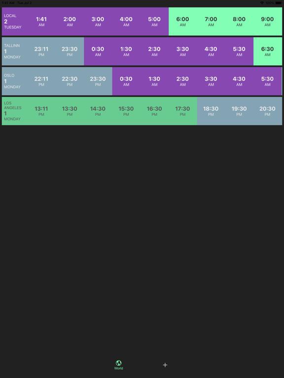 Screenshot #4 pour Timelines - Manage timezones