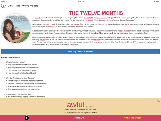 4K Essential English Words 2 iPad screenshot 4 - Education app