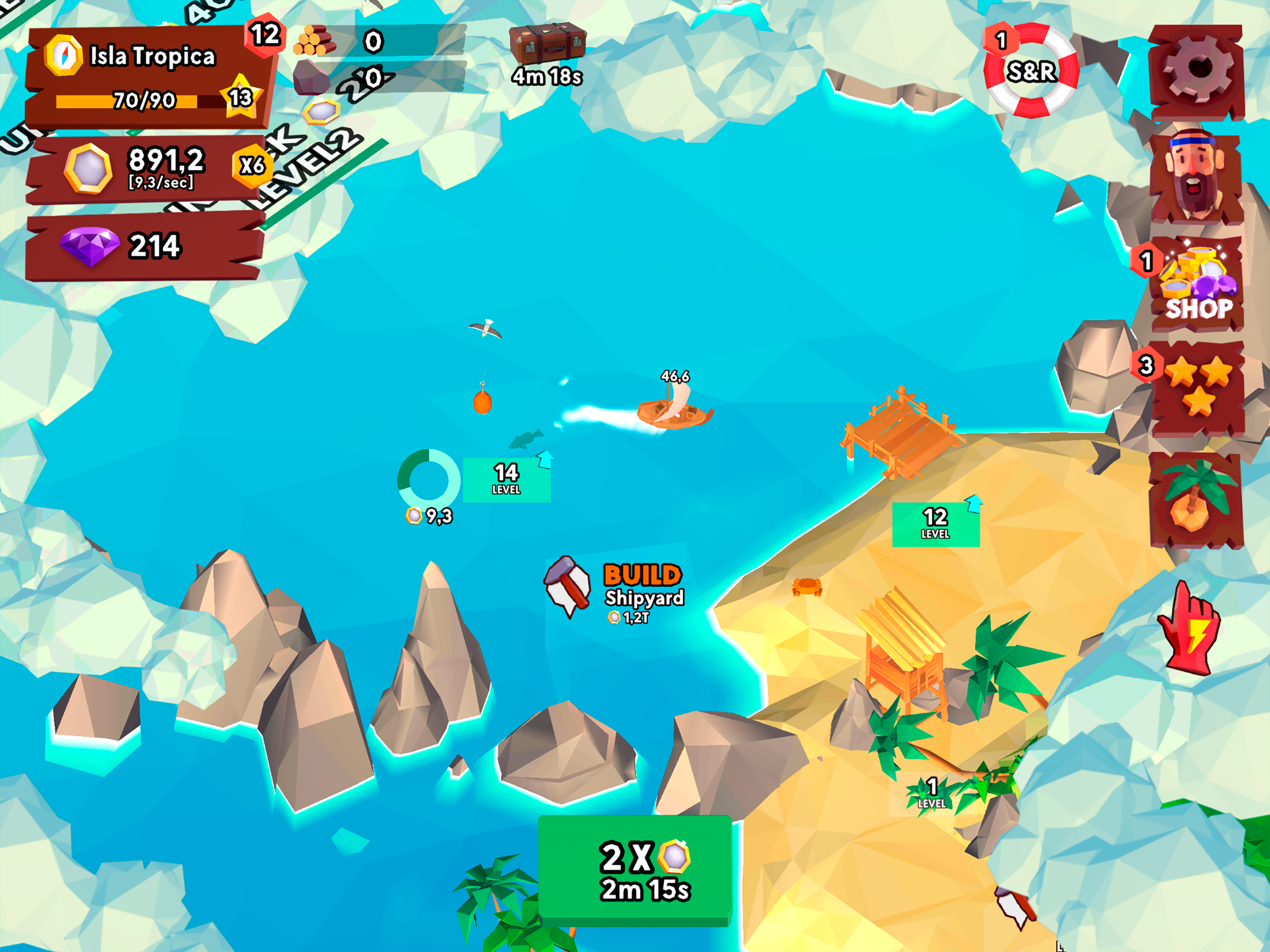 Idle Tropic Empire screenshot 6