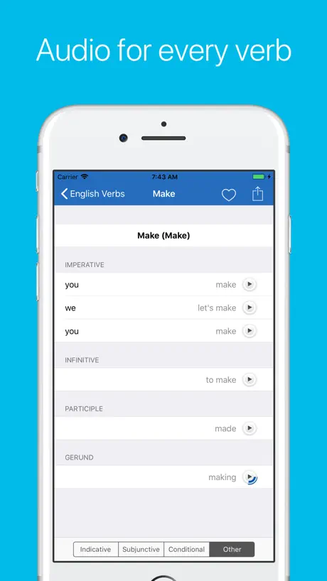 English Verb Conjugator Pro