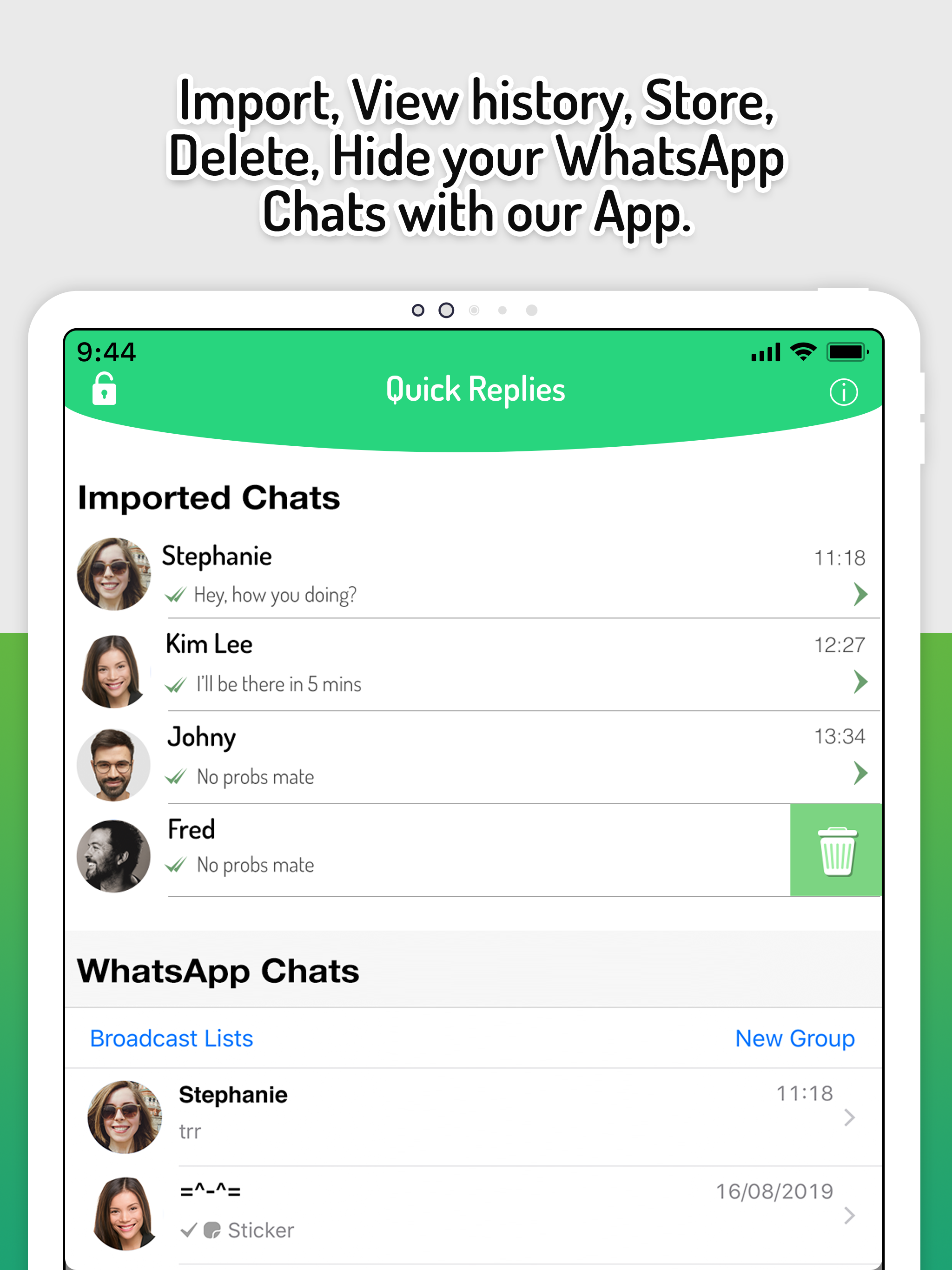 Dual Messenger for Chat App