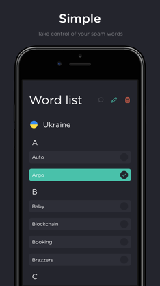 Filter: spam & junk block screenshot 4