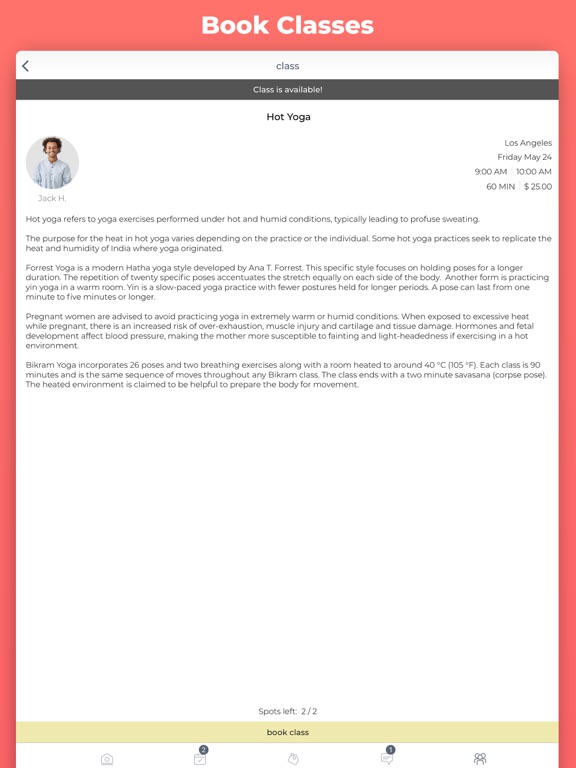 Cojilio Booking iPad screenshot 7 - Business app