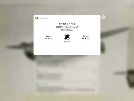 BuoyWhale: NOAA Marine Weather iPad screenshot 6 - Weather app