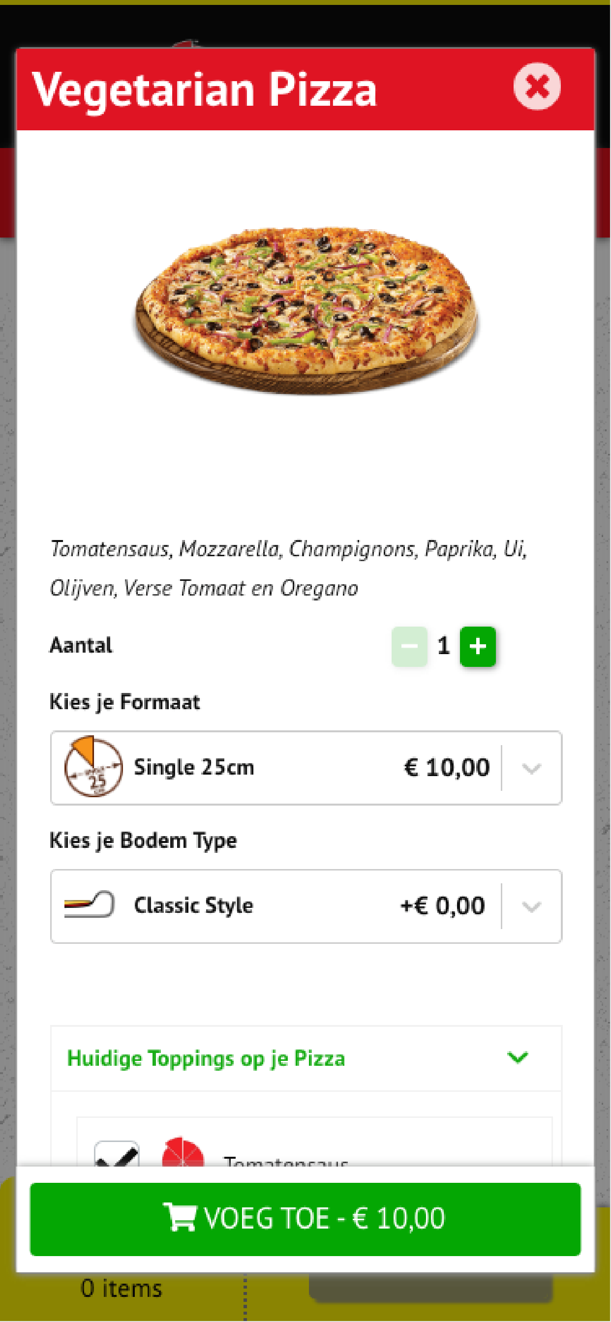 Pizza Service Belgium screenshot 5