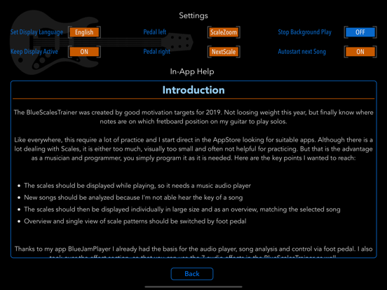 BlueScalesTrainer iPad screenshot 8 - Music app
