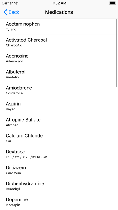 DC Protocols iPhone screenshot 2 - Medical app
