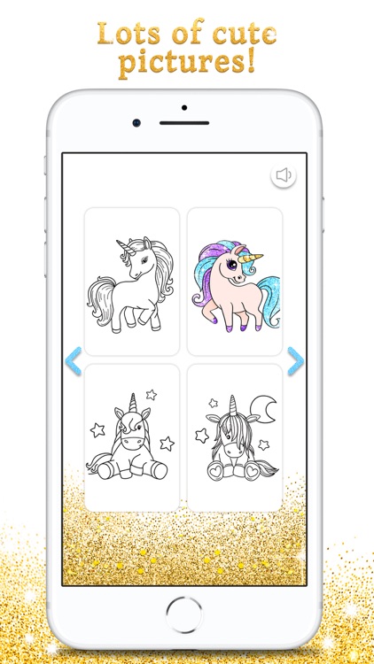 Unicorn Coloring Book Sparkle