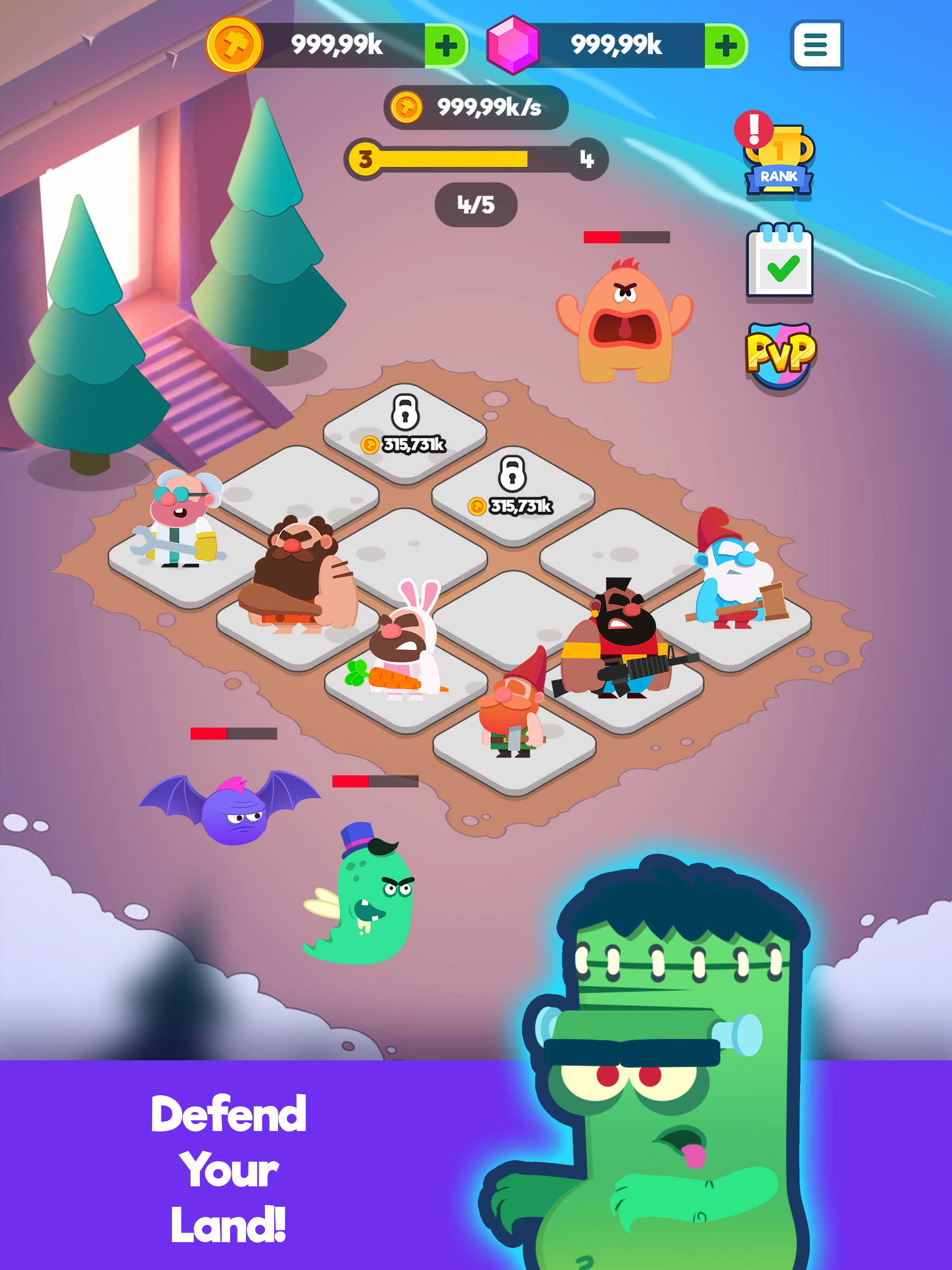 Merge Gnomes Vs Monster!