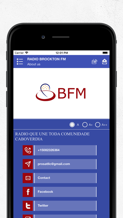RADIO BROCKTON FM iPhone screenshot 8 - Entertainment app