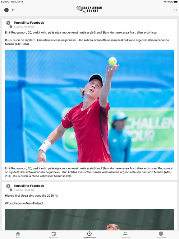 Screenshot #5 pour Savonlinnan tennis