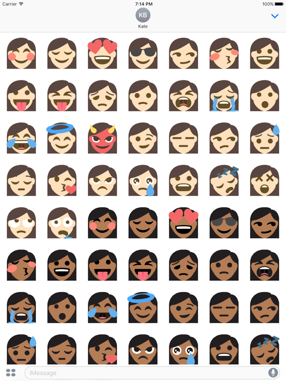 Screenshot #5 pour Women Emoji