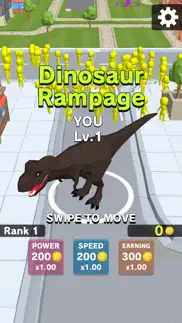 dinosaur rampage iphone screenshot 1