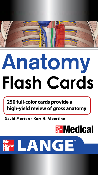 Lange Anatomy Flash Cards Screenshot