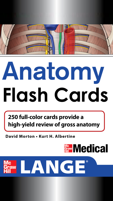 Screenshot #1 pour Lange Anatomy Flash Cards