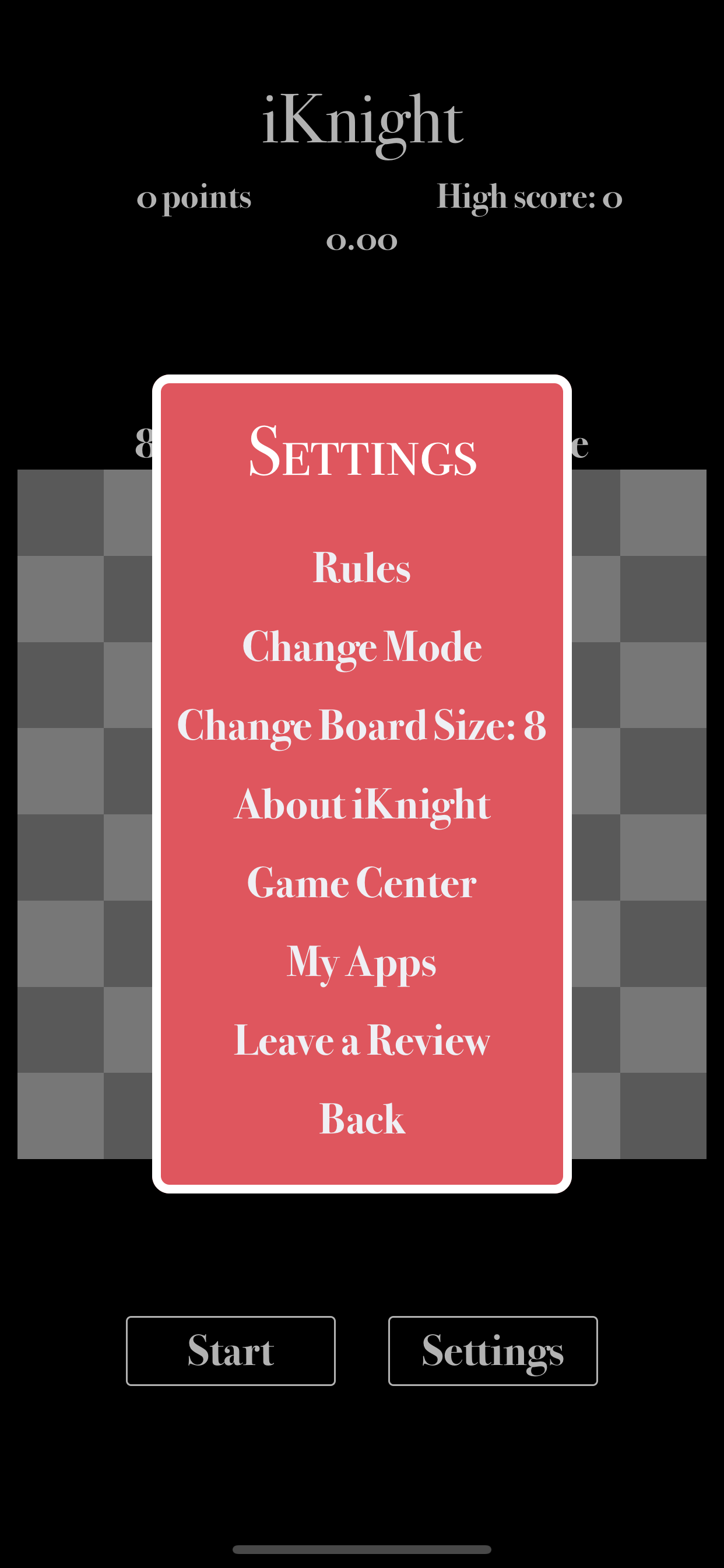 iKnight: A Chess Game