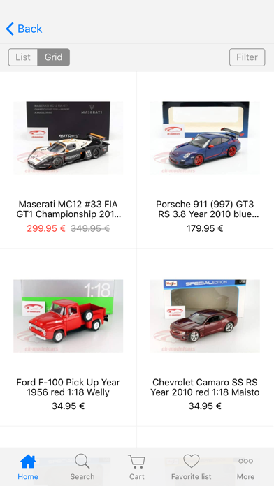 ck-modelcars-UK Shop screenshot 2