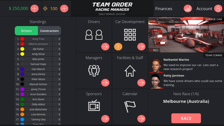 Team Order: Racing Manager screenshot-4