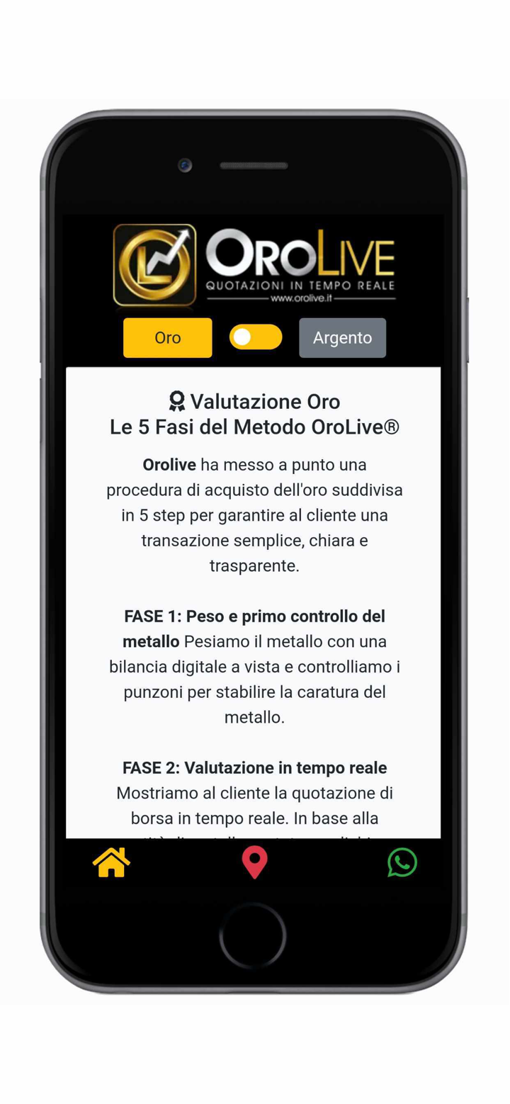OroLive - Compro oro Roma screenshot 5