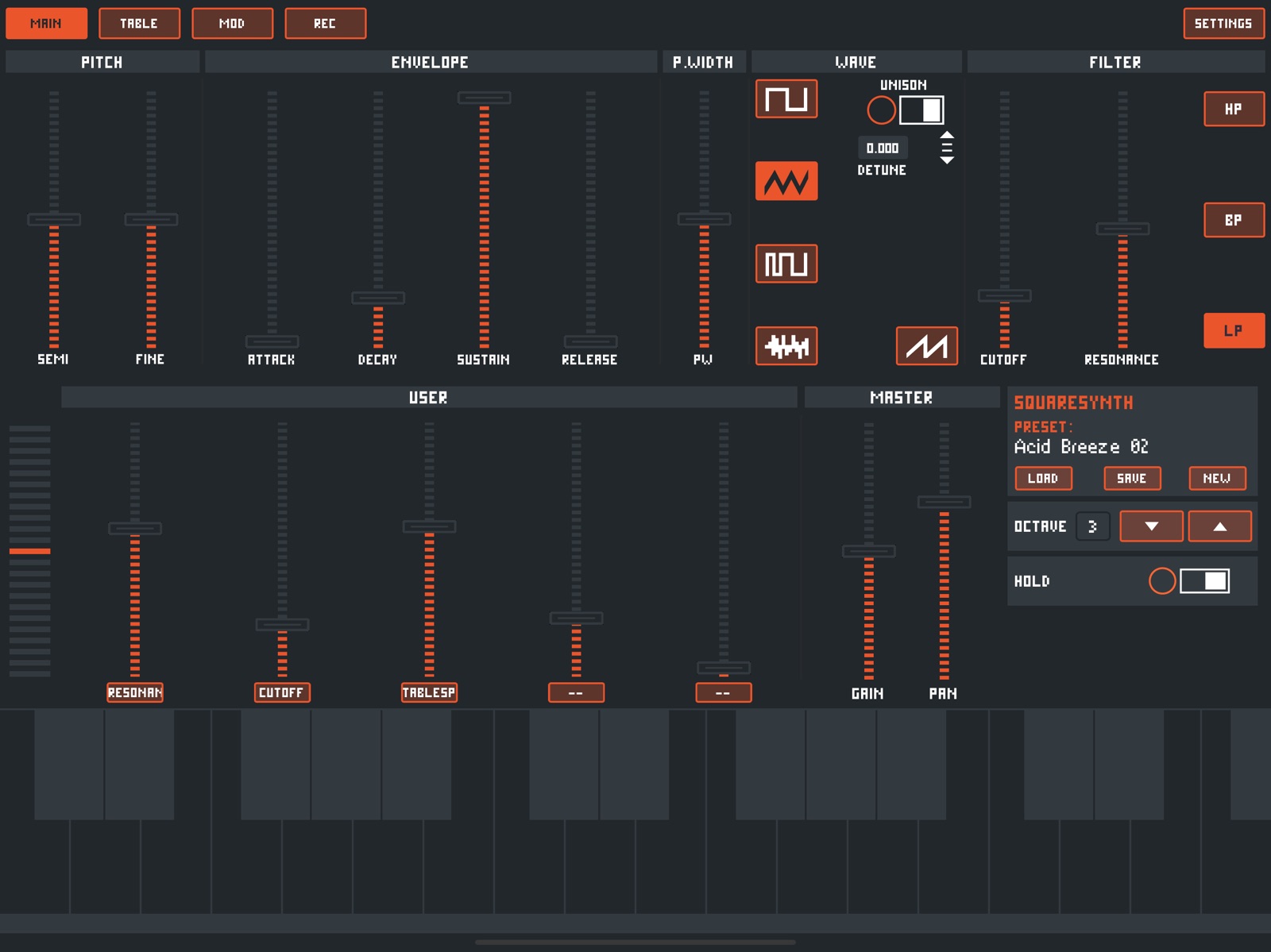SquareSynth 2 - Chiptune Synth ipad screenshot 4
