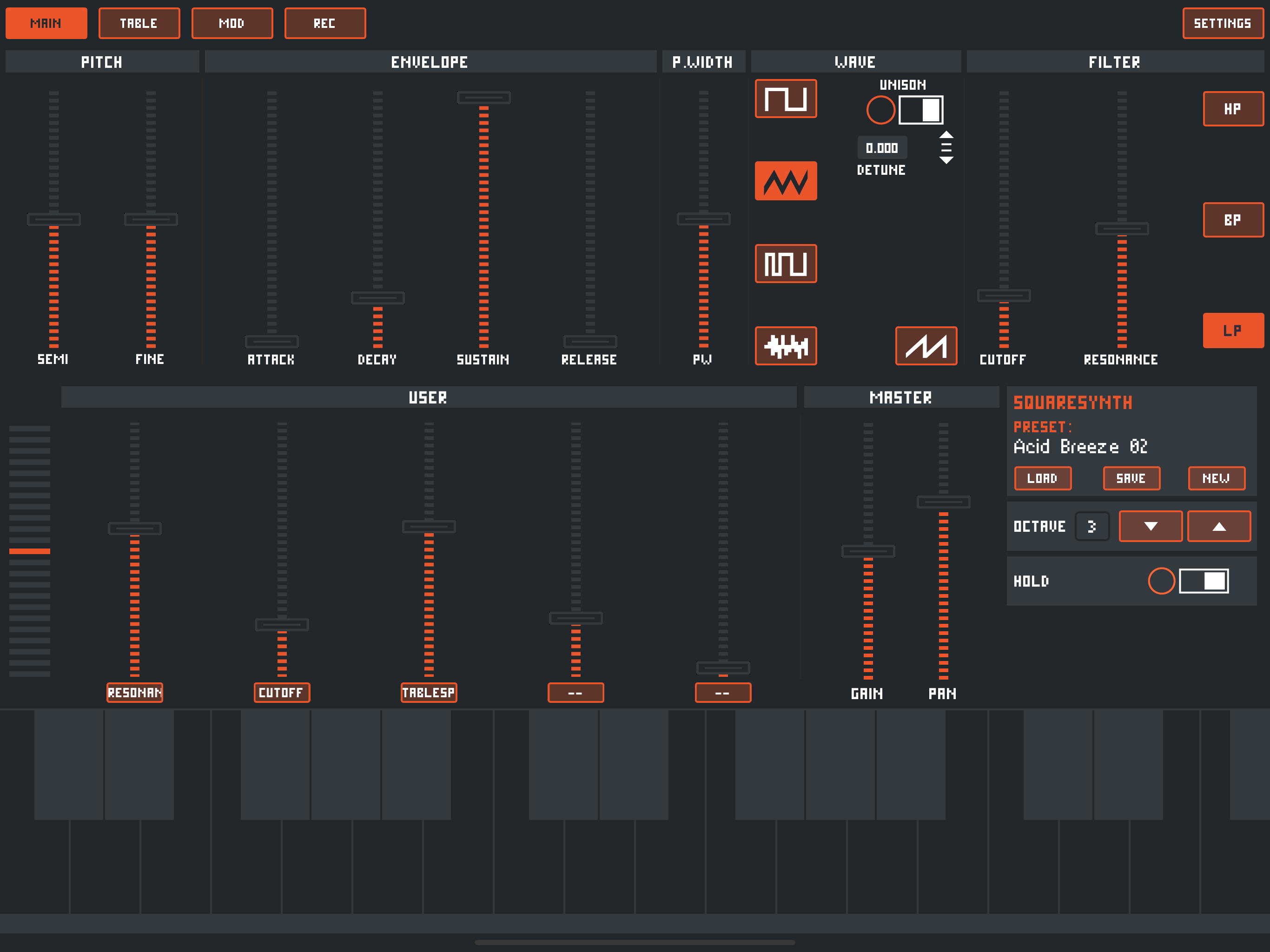 SquareSynth 2 - Chiptune Synth