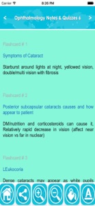 Ophthalmology Exam Review :Q&A screenshot #1 for iPhone