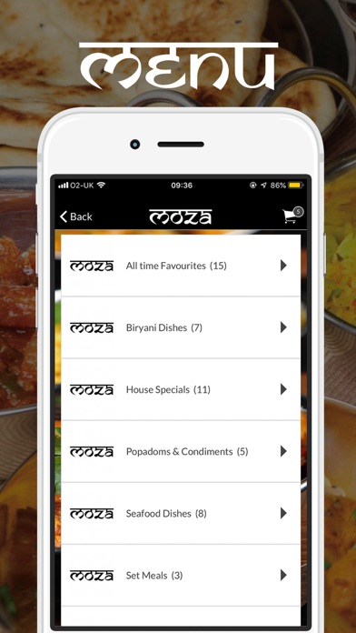 Screenshot #2 pour Moza Indian Restaurant