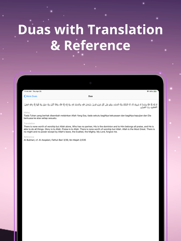 Ramadan 2019: calendar & times iPad screenshot 6 - Education app