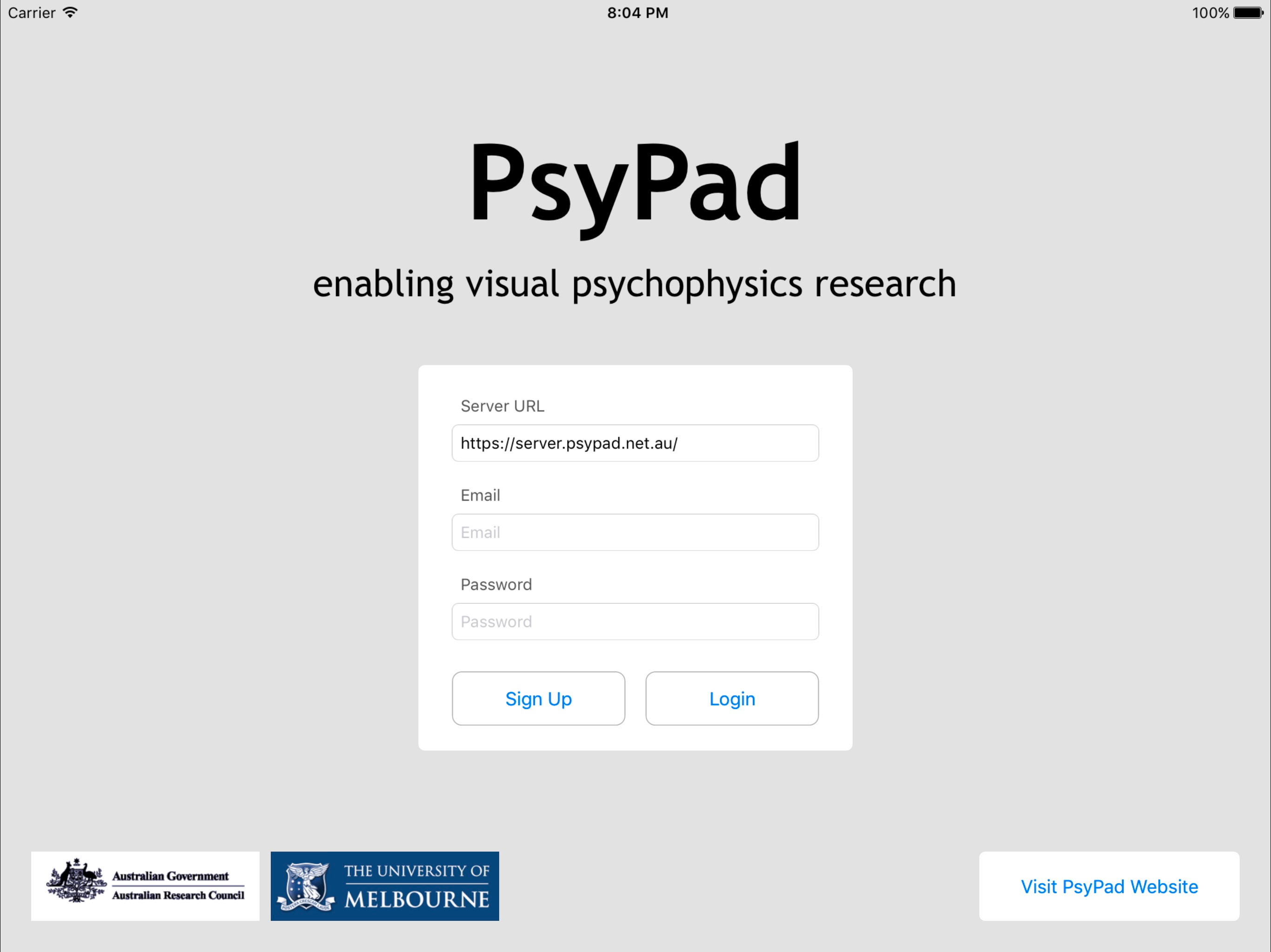 PsyPad screenshot 1