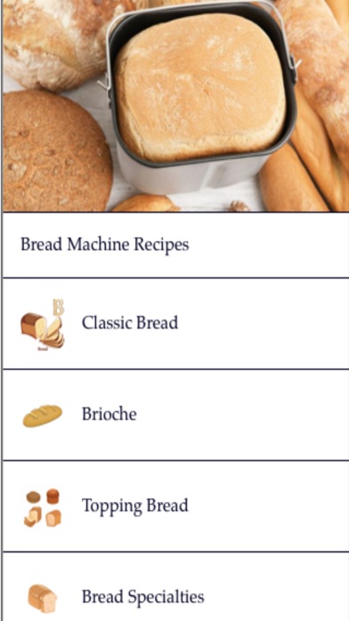Recipes for Bread Machine Screenshot