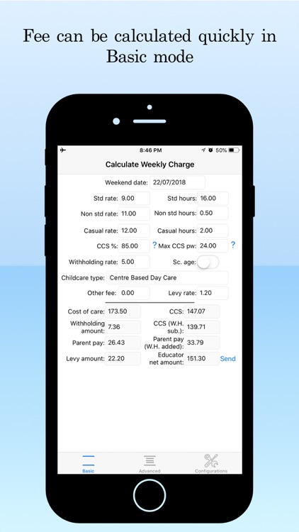 Educator Fee Calculator