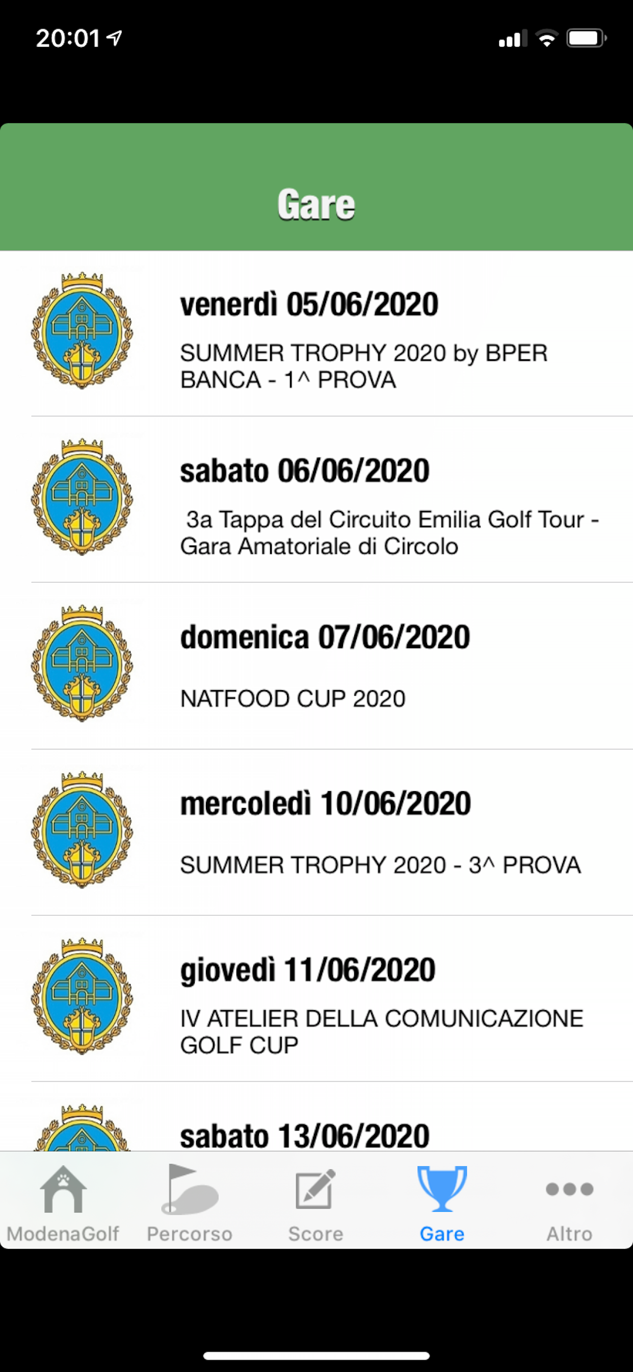Modena Golf screenshot 3