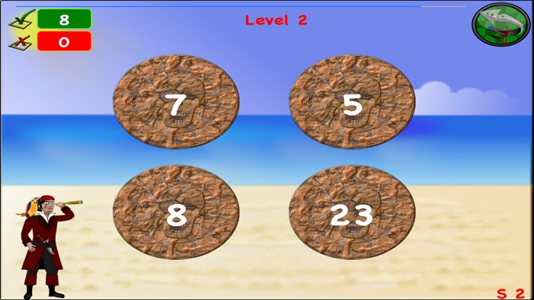 Games Math Pirate Learn Lite screenshot-3