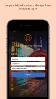 adobe experience manager forms iphone screenshot 1