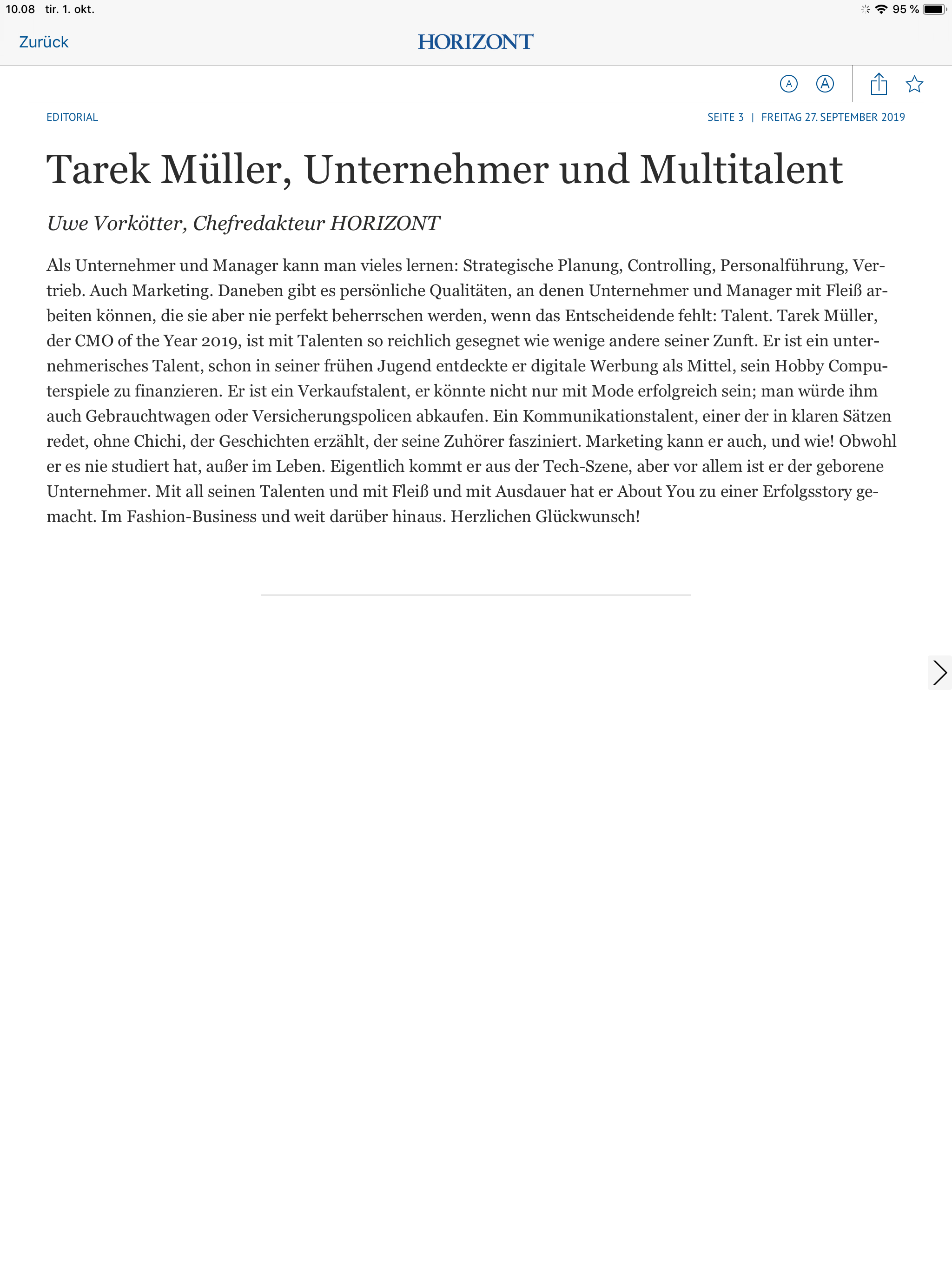HORIZONT ePaper