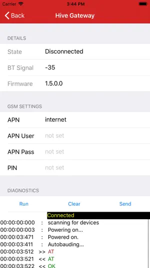 Bee hive monitoring diag screenshot 2