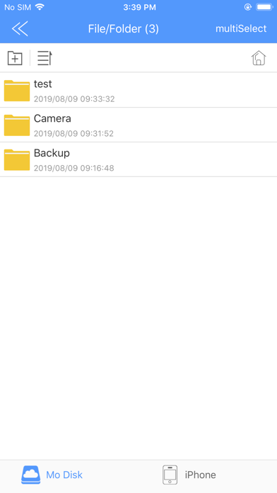 Mo Disk screenshot