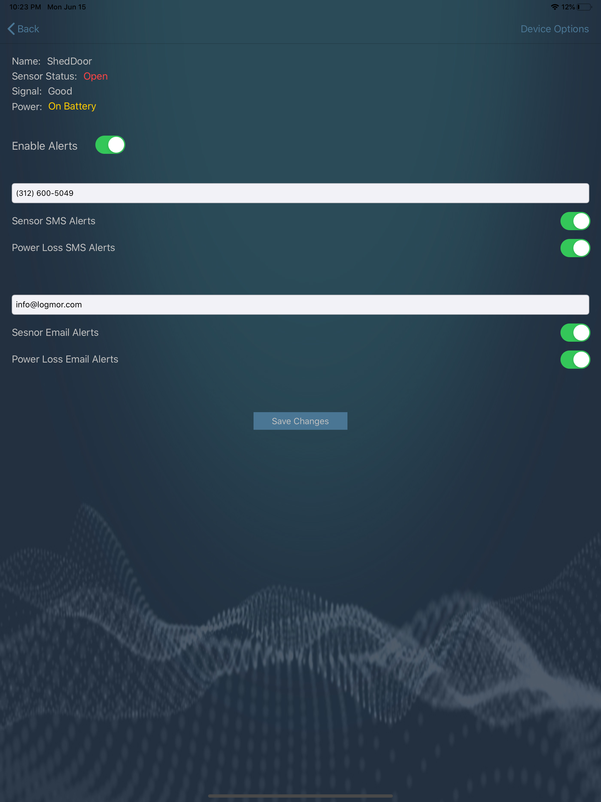 Cellular Alarm Contact Sensor screenshot 9